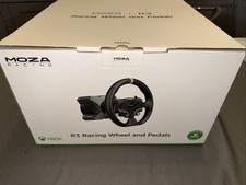 Moza Xbox R3 Sim Racing Bundle: Wheel base, Wheel, Pedals, Desk clamp **NEW**