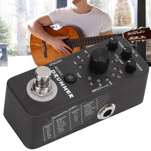 Guitar pedal drum machine - drum,