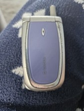 Sagem My C2-3 Silver Mobile Flip Phone 90's Nostalgic Untested