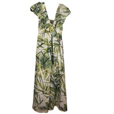 Taylor Palm Print Maxi Dress