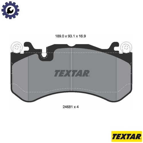 Brake pad set disc - pad,