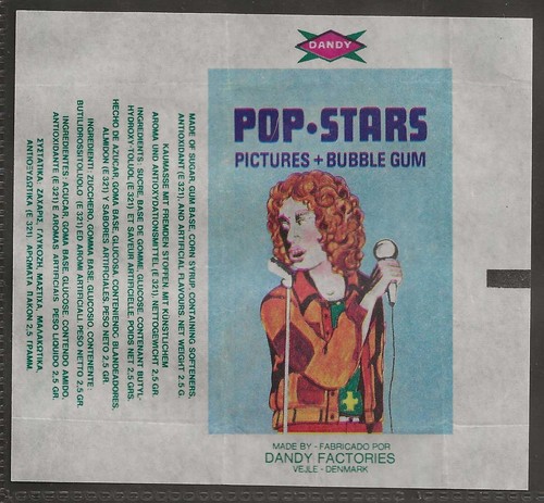 Dandy gum wrapper - dandy, wrapper-pop