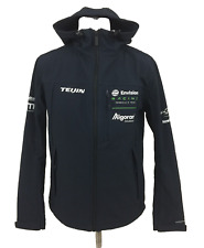 Superdry Windtrekker Men's Jacket Size S Navy Logo Hooded Pockets Zip Up New F1