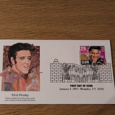 Elvis Presley ORIGINAL USA First Day Cover STAMPED January 8 1993 