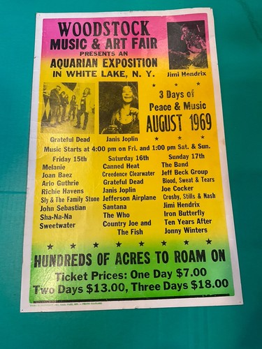 Original woodstock poster - original,