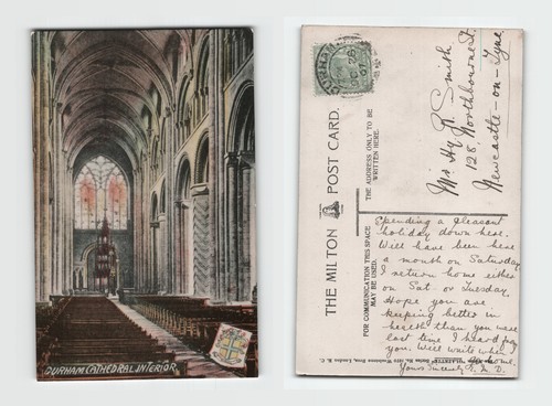 Postcard durham cathedral - postcard,