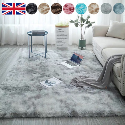 Large shaggy rugs anti slip - shaggy,
