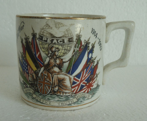 Vintage peace celebration - celebration, mug