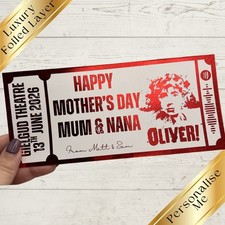 Oliver - Mock Theatre Ticket -