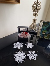 6 Christmas Crochet Snowflakes
