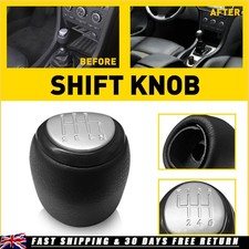 Silver 6 Speed Gear Shift Knob