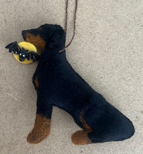 Doberman for halloween with - halloween,