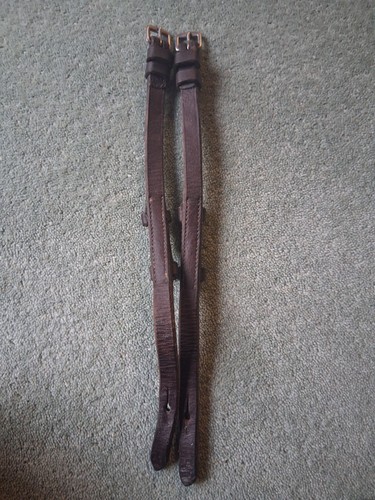 Spare leather cheek pieces - cheek,