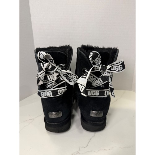Ugg gita bow black suede - gita,