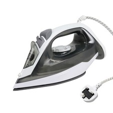 2800W Professional Steam Iron Vertical Explosive Steam Anti-Calc Non-Stick Grey