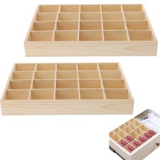 Set of 2 - Wooden Drawer