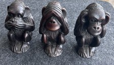 Vintage resin three - resin, wise