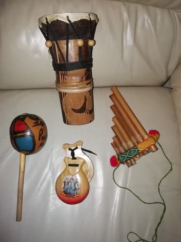 Vtg tribal spanish wooden - vtg,