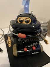 tomy dancing robot Dj Radio 1980s Fully Working All Complete Battery Tray Clean