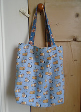 Blue Guinea Pigs Small Shopping Weekend Gym Bag Bags Gift Pig Pet Cute New Shoe