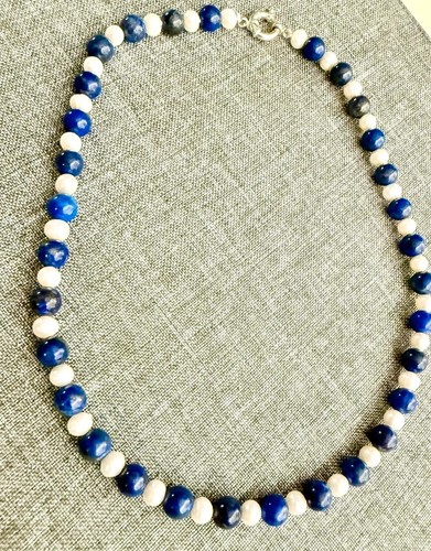 Vintage lapis lazuli pearl - vintage,