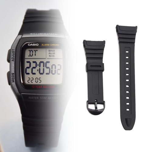 Black watch strap flexible - watch,