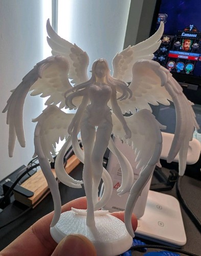 Elegant angel statue - angel,