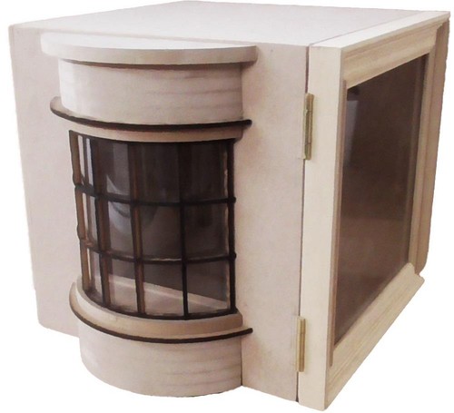 Shop display room box with - box, bay