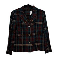 Sag Harbor Dress Plaid Blazer