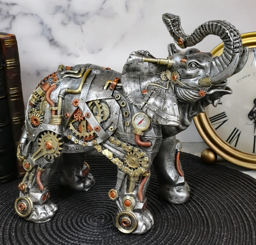 Steampunk style elephant - style,