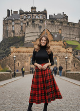 Women's Scottish Tartan Maxie