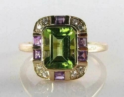 5ct art deco emerald - art, cut