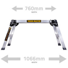 Aluminium Hop up Step Ladder Odd Job Folding Stool Platform Work Bench 700MM