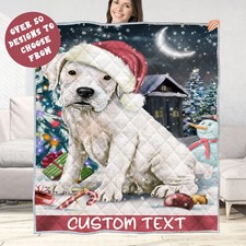 Boxer Quilt Dog Bedding