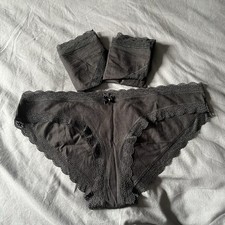 3pcs Knickers Black Size 14/16