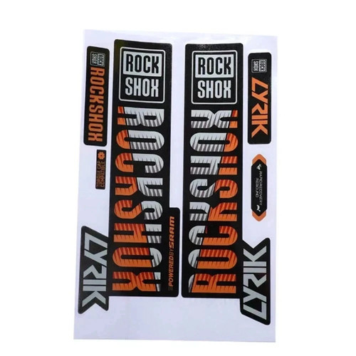 Pvc front fork sticker - pvc,