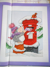 MARGARET SHERRY HEDGEHOG POSTING CARDS. CROSS STITCH CHART. FOR CHARITY ?