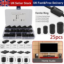 25x Clip On Ferrite Core Ring
