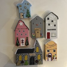 Wooden miniature christmas - wooden,