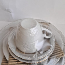 Rockley Fine Porcelain 5 Piece White And Gold Tea Set.