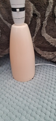 Tesco table lamp shade - table,