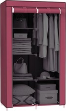 Fabric Canvas Wardrobe With