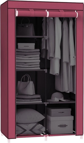 Fabric canvas wardrobe with - fabric,