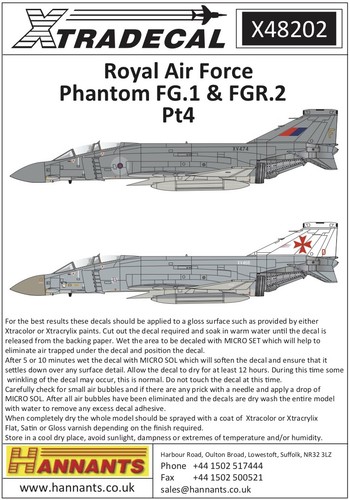 Xtradecal x48202 48 - xtradecal, 1:48