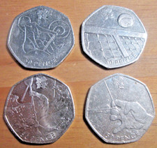 4 X 50p Coins 2012 Olympic
