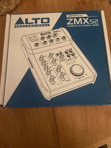 Alto zmx mixer - 5, channels