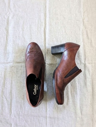 Gabor comfort brown heeled - gabor,