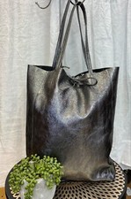 METALLIC LOOK 100% LEATHER