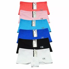 6 Pack Womens Boxer Shorts Cotton Pants Girls Ladies Knickers Underwear Panties