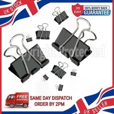 9 BULLDOG CLIPS ASSORTED SIZES